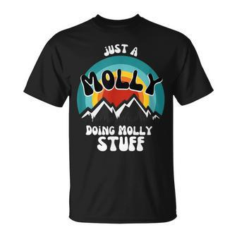 Just A Molly Doing Molly Stuff Vintage T-Shirt - Monsterry