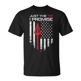 Just The Tip I Promise Archery Bow Hunter T-Shirt | Mazezy
