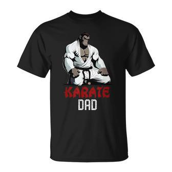 Karate Dad Cute Monkey Martial Arts Super Dad T-Shirt - Monsterry AU