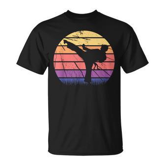 Karate Taekwondo Mixed Martial Arts Retro Vintage T-Shirt - Monsterry