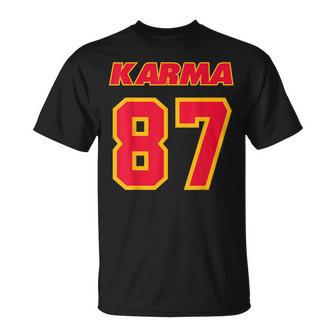 Karma Is 87 T-Shirt - Monsterry UK