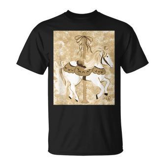 Karussellpferd T-Shirt - Seseable