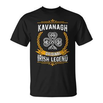 Kavanagh Irish Name Vintage Ireland Family Surname T-Shirt - Seseable