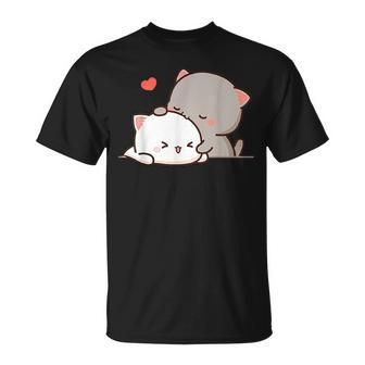 Kawaii Cute Boba Kitty Cat Peach Cat Kawaii T-Shirt - Thegiftio UK