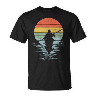 Kayak Vintage Horizon Motif T-Shirt - Seseable