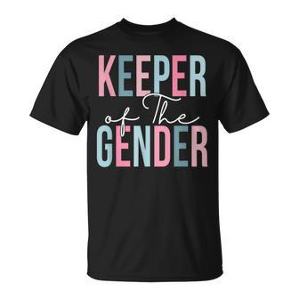 Keeper Of The Gender Baby Shower Gender Reveal Party T-Shirt - Monsterry