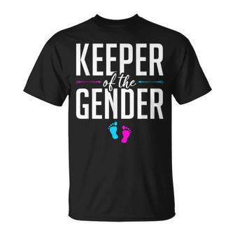 Keeper Of The Gender Gender Reveal T-Shirt - Monsterry UK