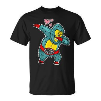 Kemonito Dabbing Mexican Luchador Mexicano Meme T-Shirt - Monsterry