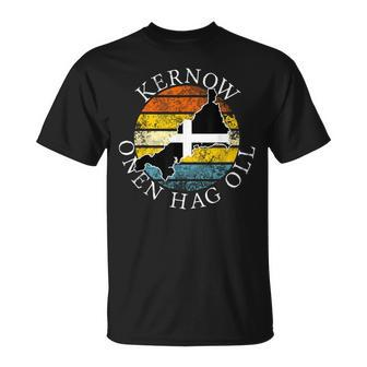 Kernow Onen Hag Oll Vintage Cornish Language T-Shirt - Monsterry AU