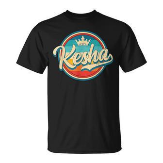 Kesha Retro Name Vintage First Name Kesha T-Shirt - Seseable