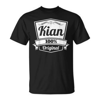 Kian Kian Name Personalised T-Shirt - Seseable