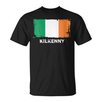Kilkenny Ireland Flag Retro Vintage Distressed T-Shirt - Monsterry AU