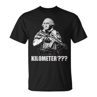 What Is A Kilometer George Washington Meme 4Th Of July T-Shirt - Monsterry