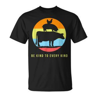 Be Kind To Every Kind Animal Rights Go Vegan Saying T Shir T-Shirt - Monsterry UK