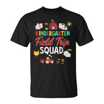 Kindergarten Field Trip Squad Teacher Students Matching T-Shirt - Monsterry