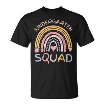 Kindergarten Squad Cute Retro Back To School Boys Girls T-Shirt - Monsterry DE