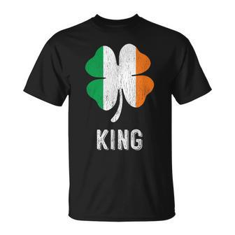 King Last Name Irish Pride Lucky St Patrick's Day T-Shirt - Monsterry UK