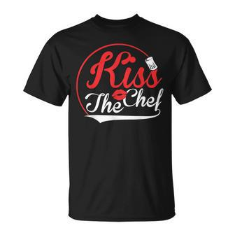 Kiss The Chef Cooking Bbq T-Shirt - Monsterry