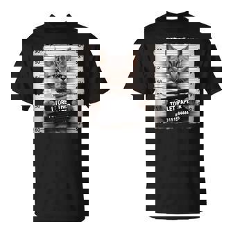 Kitty Jail Photo I Shredded The Toilet Paper Bad Cat Hot T-Shirt | Seseable UK