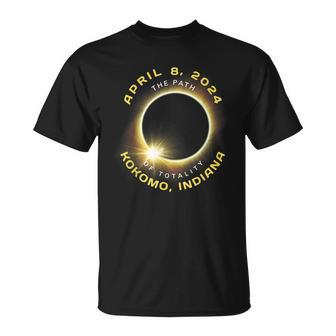 Kokomo Indiana Solar Eclipse Totality April 8 2024 T-Shirt | Mazezy