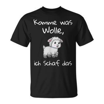 Komme Was Wollen Ich Schaf Das T-Shirt - Seseable