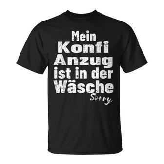 Konfirmanden Konfi Suit In Der Wäsche Confirmation T-Shirt - Seseable