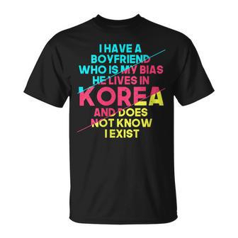 Korean Pop Boyfriend K-Pop Bias T-Shirt - Monsterry