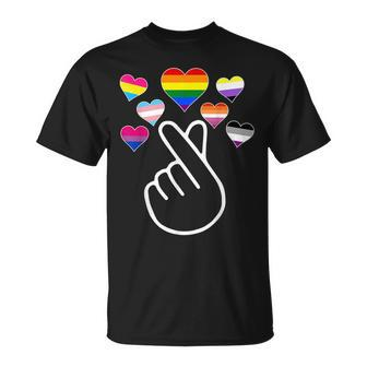 Kpop Gay Pride Lgbt Trans Pan Bisexual Ace Nonbinary Lesbian T-Shirt - Monsterry DE