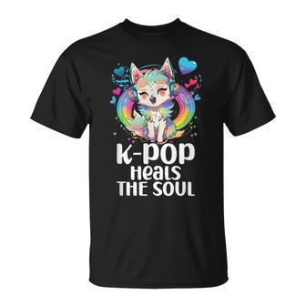 Kpop Items Bias Wolf Korean Pop Merch K-Pop Merchandise T-Shirt - Thegiftio UK