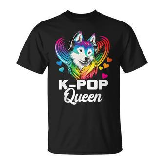 Kpop Queen Bias Wolf Korean Pop Merch K-Pop Merchandise T-Shirt - Monsterry DE