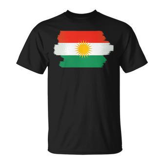 Kurdistan Flag Chest Kurdish Kurd T-Shirt - Seseable