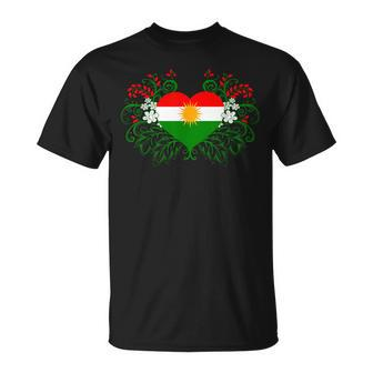 Kurdistan Kurdish Flag Kurdish T-Shirt - Seseable