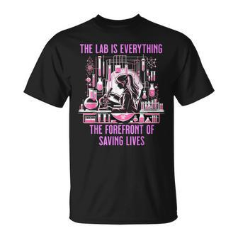 The Lab Is Everything The Forefront Of Saving Lives Lab Week T-Shirt | Mazezy DE