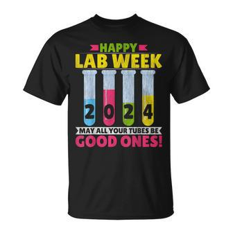 Lab Tech Happy Lab Week 2024 Lab Technician T-Shirt - Monsterry