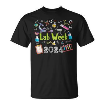 Lab Week 2024 Retro Medical Laboratory Tech Lab Week T-Shirt - Seseable