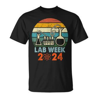 Laboratory Tech Medical Technician Scientist Lab Week 2024 T-Shirt - Seseable