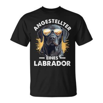 Labrador Employee Slogan Dog T-Shirt - Seseable