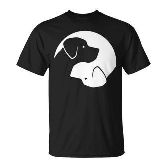Labrador Retriever Yin Yang T-Shirt | Mazezy