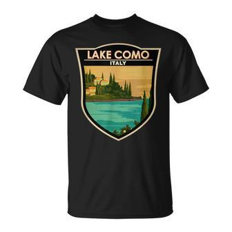 Lake Como Vacation Italy Vintage T-Shirt - Monsterry
