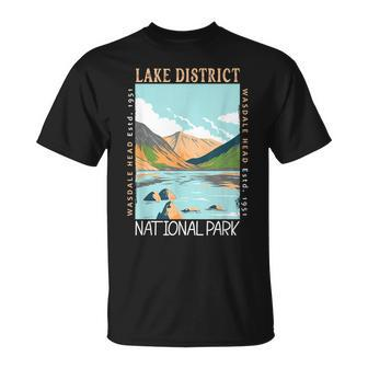 Lake District National Park England Distressed Vintage T-Shirt - Monsterry