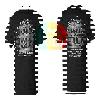 Las Leyendas Nacen En Junio 2007 Chico Chica Camiseta unisex - Regaloses