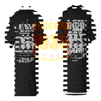 Las Leyendas Nacieron En 1935 Todas Las Piezas Originales Nacieron En 1935 Camiseta unisex - Regaloses