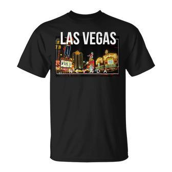 Las Vegas Nevada Strip For Casino And Poker Fans T-Shirt - Seseable