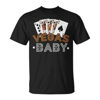 Las Vegas Nevada Strip Glücksspielproblem T-Shirt, Schwarz S - Seseable