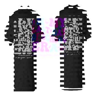 In My Last Day Of School Era Groovy Kindergarten Version T-Shirt | Mazezy
