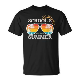 Last Day Of School Teacher Schools Out For Summer T-Shirt - Monsterry CA