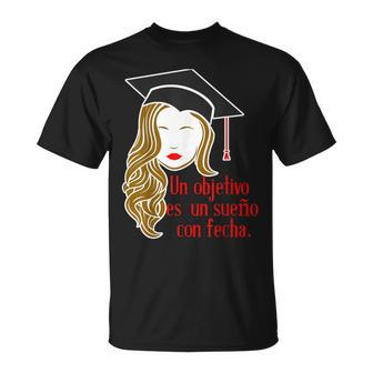 Latina Graduation Spanish Motivational Quote Masters T-Shirt - Monsterry