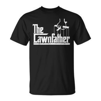 The Lawnfather Lawn Mowing Gardening T-Shirt - Monsterry