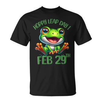 Leap Year 2024 February 29Th Leap Day Frog Cute Matching T-Shirt - Seseable