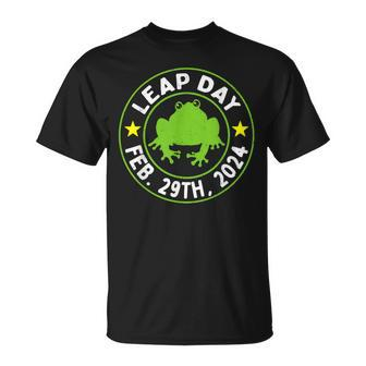 Leap Year Birthday Feb 29Th 2024 Leap Day Frog T-Shirt - Seseable